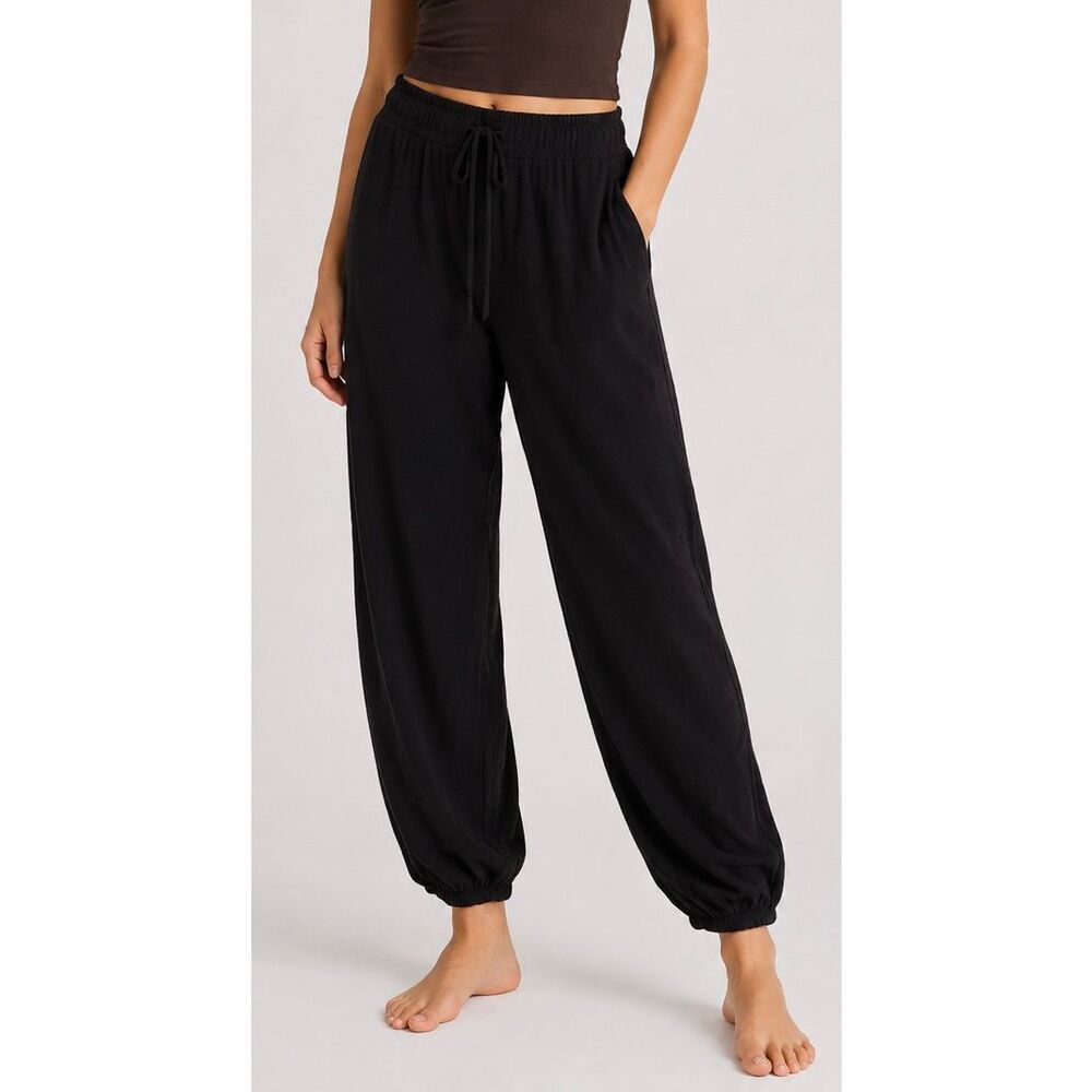 Barefoot Dreams Black Lounge Jogger Pants Size L Cozy Soft Athleisure